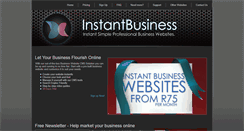 Desktop Screenshot of instantbusiness.co.za